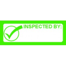 Safety Inspected By Labels - 51mm x 19mm - 250 LABELS PER ROLL